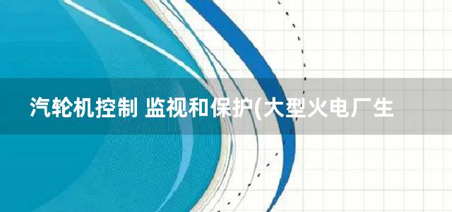 汽轮机控制 监视和保护(大型火电厂生产技术人员培训系列教材)